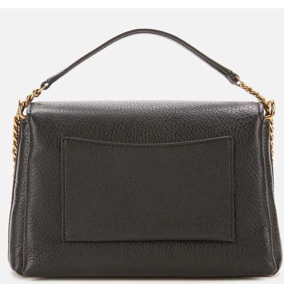 Tory Burch Kira Pebbled Convertible Shoulder Bag Black - Picture 7 of 10